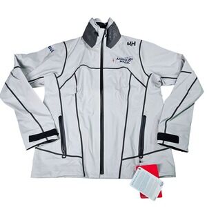 Helly‎ Hansen 'HP Foil Pro' Tech Jacket Waterproof Full Zip Grey Womens M NWT